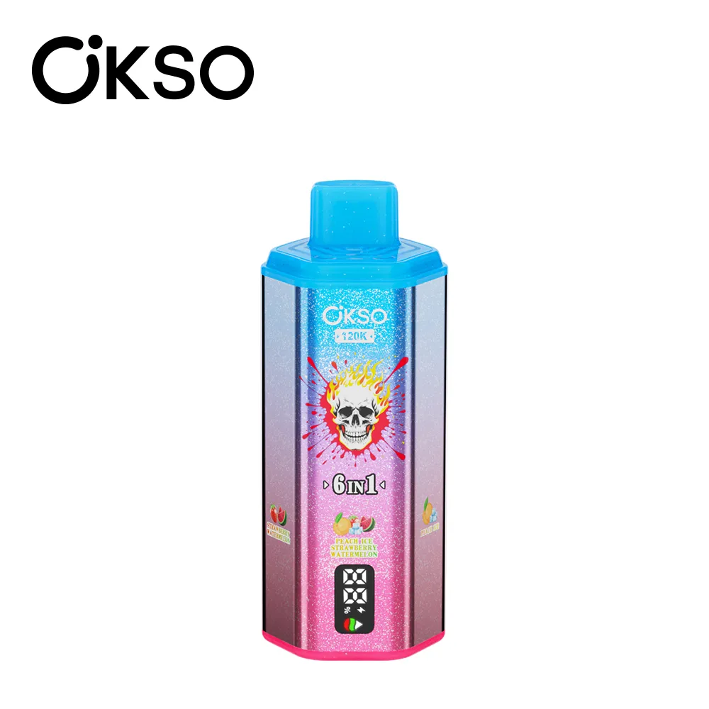 OKSO 120K Puffs 6 az 1-ben eldobható vape