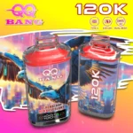 QQBang kristály stílusú eldobható vape 120K puff