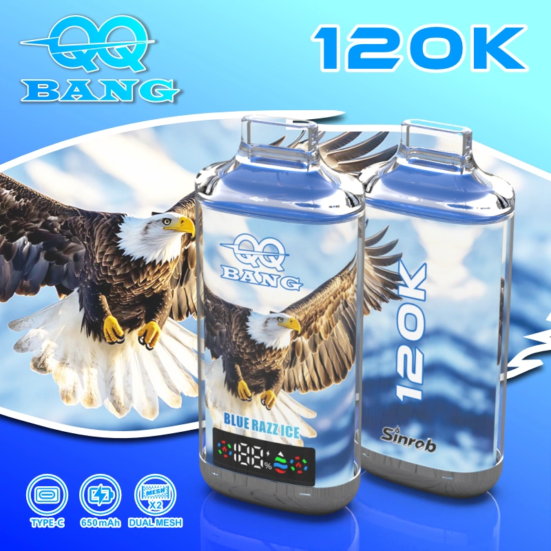 QQBang kristály stílusú eldobható vape 120K puff
