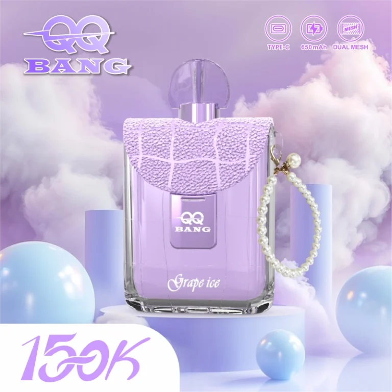 QQ Bang parfümös üveg stílusú 150K Puffs eldobható vape
