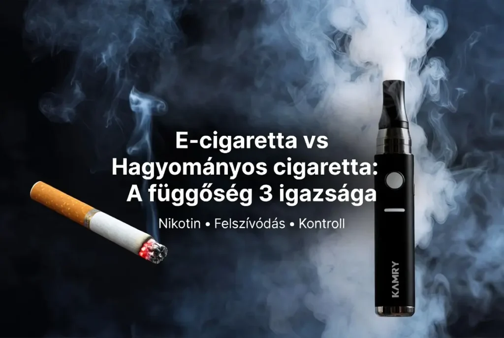 E-cigaretták kontra hagyományos cigaretták: Három igazság a függőségről