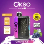 OKSO 25K Puffs PULSE X 3D ívelt LED képernyő újratölthető eldobható vape