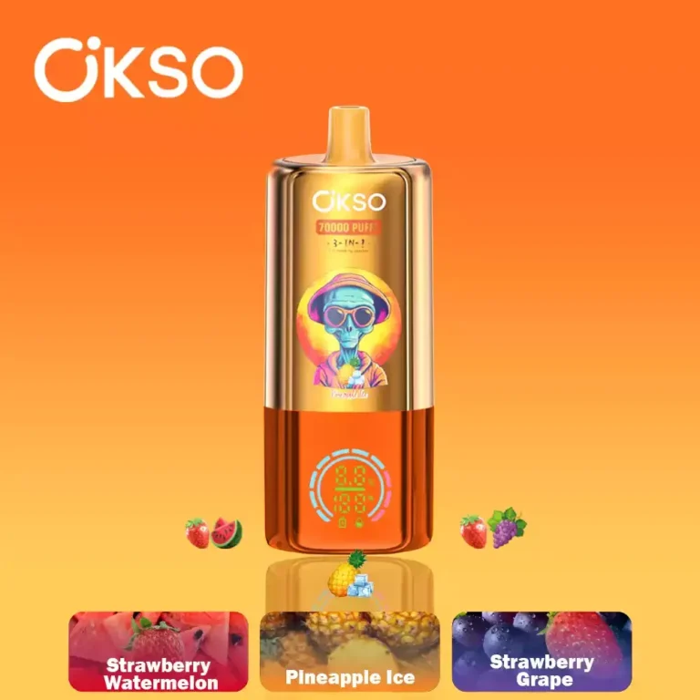 OKSO 3 az 1-ben 70000 70K Puffs Eldobható Vape