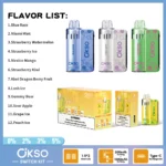 OKSO Switch Pod Vape Kit 50k Fújás Kettős Üzemmód Állítható