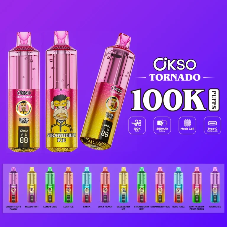 OKSO TORNADO 100000 eldobható vape