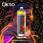 OKSO Shisha Hookah Mega 50k Eldobható E-cigaretta 50000 Fújás Triple Mesh Tekerccsel