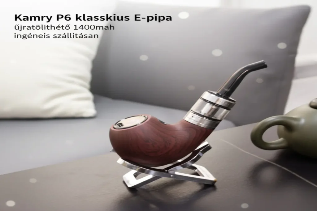 Kamry P6 klasszikus e-pipa – Fa test, utánvétel | Fumot