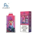 Fumot Leopard 40000 Blueberry Cherry Cranberry: triple berry blend, 40000 puffs, 700mAh Type-C, dual mesh coil, digital display, 0-5% nicotine.
