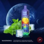 Puff Randm Tornado 9000 Peach Lemonade rechargeable disposable vape