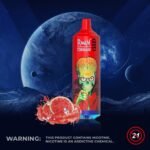 Puff Randm Tornado 9000 Peach Lemonade rechargeable disposable vape