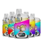 Fumot Tornado Box Pro 22000 disposable vape with transparent oil tank and LED indicator