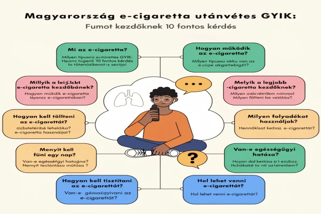 e-cigaretta utánvét Magyarország Fumot vape termék csomagolás