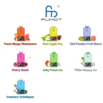 Fumot Tornado 35K disposable vape with smart screen and RGB lights