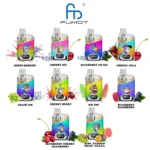 Fumot Tornado Box Pro 22000 disposable vape with transparent oil tank and LED indicator