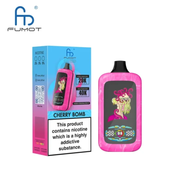 Fumot Digital Monkey 40000 disposable vape with smart screen