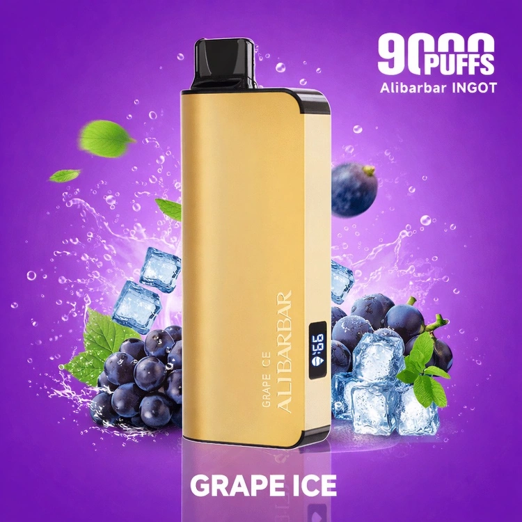 Alibarbar Ingot 9000 Grape-Ice Disposable Vape Australia