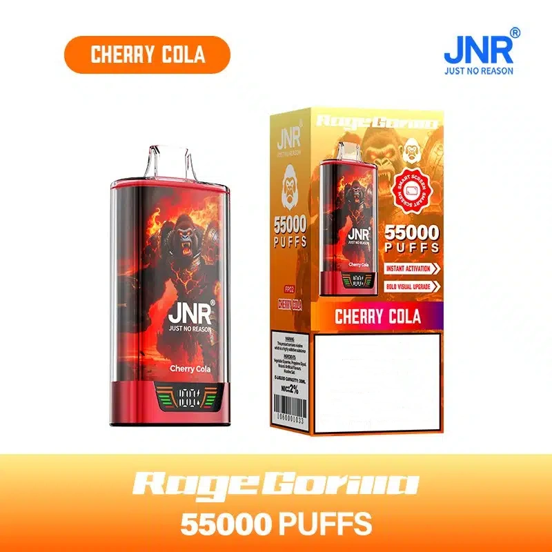 Buy JNR Rage Gorilla 55000 Puffs Disposable Vape in Cherry Cola . Features 42ml e-oil, dual mesh & smart screen. Australia shipping! Buy JNR Rage Gorilla 55000 Puffs Disposable Vape in Cherry Cola . Features 42ml e-oil, dual mesh & smart screen. Australia shipping!