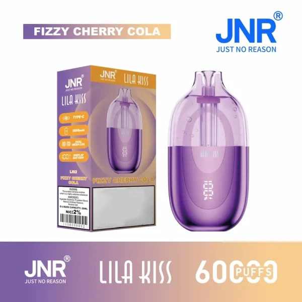 JNR Lila Kiss 60000 Puffs Fizzy Cherry Cola Vape Australia