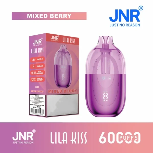 JNR Lila Kiss 60000 Puffs Mixed Berry Vape Australia