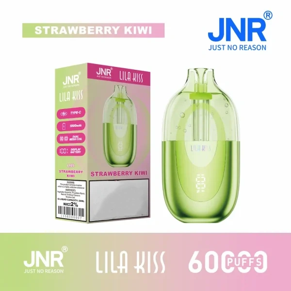 JNR Lila Kiss 60000 Puffs Strawberry kiwi Vape Australia