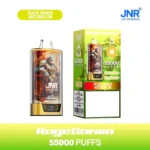 Buy JNR Rage Gorilla 55000 Puffs Disposable Vape in Peach Mango Watermelon . Features 42ml e-oil, dual mesh & smart screen. Australia shipping!